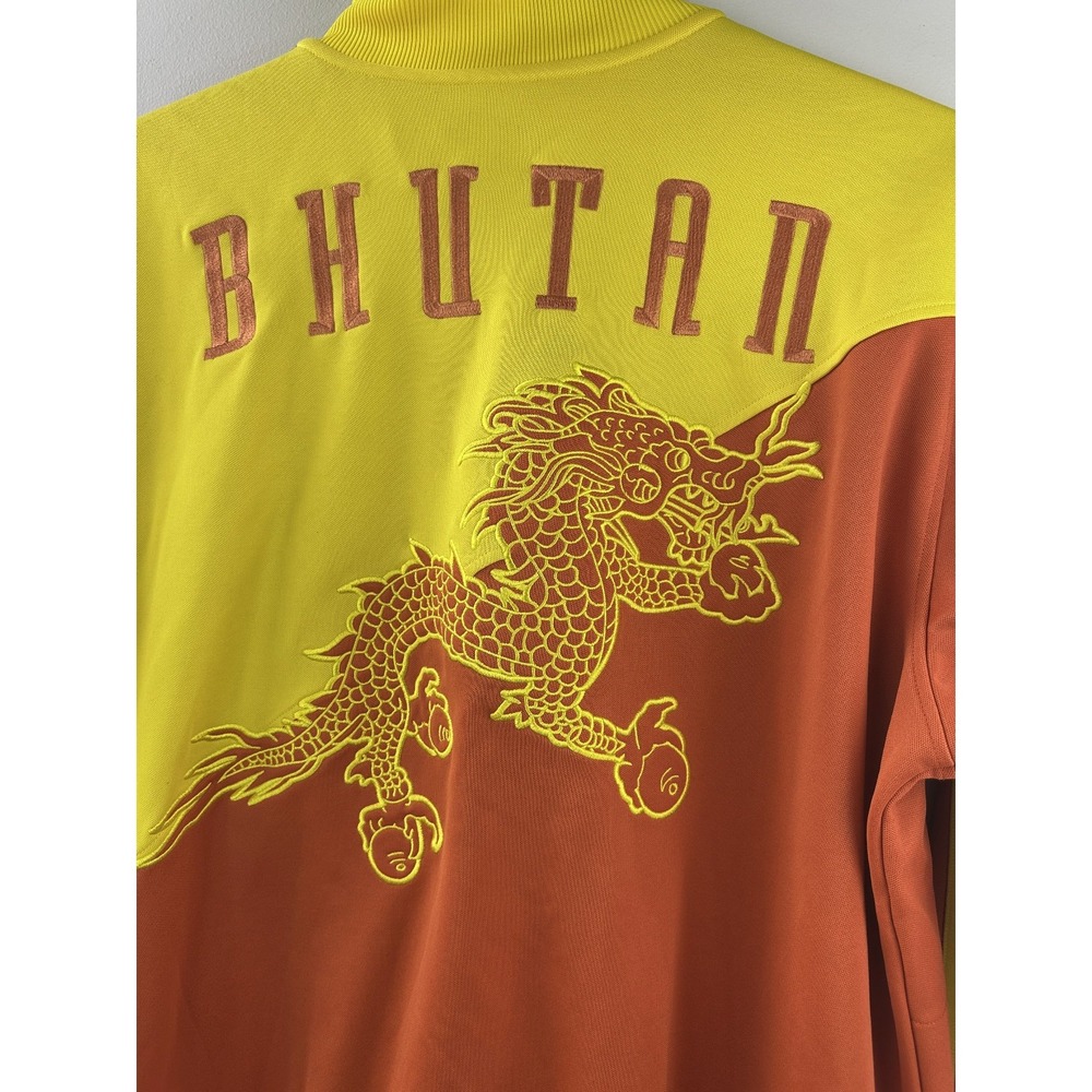 Rare 2007 Adidas BHUTAN Track Jacket ASO Step Up 2 Dragon Football Zip Men's 3XL - Picture 14 of 16